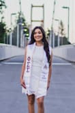 Based on the reviews, I chose to order mine in an extra small to get a more form fitted look and it fit perfectly. This dress is great quality, not see through, and was a perfect choice for my grad photos! - Melia B.