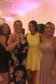 I purchased this dress for a wedding in a Medium & Large. I weigh 165 and I am 5'10. Both sizes fit. I winded up keeping the Large for a little more room with the back being open and for a slightly longer length because of how tall I am. I did have my mother take the sides under my arms in a bit. I received so many compliments and when I posted pictures many people asked where the dress was from! - LeAnn P.