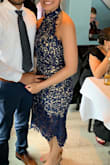 It fit awesome! I got a small, the medium was a little too big in the waist. I got so many compliments on this dress! Highly recommend! - Amanda S.