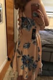 Wayyy too tight in the armpits because I don't have A cup breasts! I could've even gone down a size if I had smaller breasts, because the waist was too loose (not fitted, like it says!)! Also, the back puckers when you try to make it tight enough to fit you. - Rebecca H.