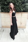 Love this so much! Super comfortable, but sill sexy! I wore it without a bra and had no problems. Just be prepared to wear heals with it if you're on the shorter end like I am! 10/10 would buy again. - Ashley