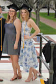 This dress fits very well, I chose a little large because I have a smaller bust, and it was a bit baggy in the chest and waist when i'm sitting, but it isn't noticeable when standing. I love the length and the material is super comfy and flowy. I bought it for my college graduation and love the pictures, and am super excited to wear it to the ceremony as well. I am thrilled with the dress and know it will be a staple this summer especially with bridal/baby showers on the horizon. If you're debating it, go for it! - Kit M.