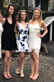 I wore this dress for my college graduation, and I absolutely love it! It's the perfect mix of classy and fun, and the lace is really beautiful. Would highly recommend! - Joelle C.