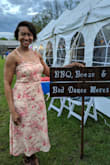 I let my Facebook friends help me choose between this and 3 other dresses for a country wedding my husband and I attended. This dress receives the most votes and rightly so. :)
I paired it with a denim jacket when it got chilly. - Crystal T.
