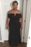 It fits perfect I ordered it for my mothers wedding. The material is so soft and comfortable. I LOVE IT!!! - Nashe E.