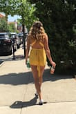 This romper is definitely one of my summer favorites! It turns heads and always receives compliments. The straps can be tied different ways and pulled as tight as needed to be comfortable. The color is spot on and looks great!
@_caitlyn.marie - Caitlyn H.