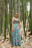 This dress fit me perfectly. I love the color and the flowers print. The dress look beautiful in person. I would buy it again if Lulus had it in another color. - Sokha C.