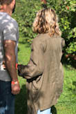 I LOVE olive colored anything and this fall jacket is perfect for apple picking and running errands. - Annabel G.
