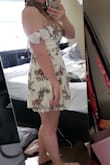 Fits so perfectly and so comfy. I love it. I was worried about the fit and about getting the lightest colour, but it's lined and so comfy. Feels like very nice quality. I have room to move around and breathe, the sleeve things aren't tight or scratchy but don't hang too long, and the top stays up nice without a bra as well. Also isn't too short. Overall just a great dress. Everyone should own this. I can't wait to style this dressy or casual! - Kathryn D.