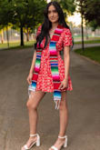 Was worried it would be too short for a tall girl like me but it was perfect. Used this dress to take my grad photos. Loved it other than if you're a smaller chested girl like me, the deep V opening is on the bigger side to fill. Other than that it was true to size. - Alex A.