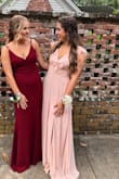 I wore this dress for my senior prom and it was absolutely STUNNING! I got so many compliments and it was so light weight and comfortable! I had to wear taller heels and order it a size down but other than that, it fit like it was made for me! It's definitely a dress that I can easily (and will for sure) re-wear! Out of all the dresses I've worn for school dances and pageants, this one was definitely the most comfortable and the nicest quality combined! - Nicole L.