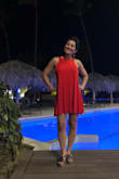 This dress is super cute and comfy! My husband complimented me in this dress numerous times. Goes great with wedges or flops. Can dress it up or down. I may need to have one in every color! - Lindsay C.