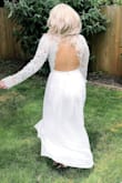 Wore it for my bridal shower but honestly could have worn it as a wedding dress, it was that amazing. Highly recommend for anything bridal or even engagement pictures. You will feel like a princess in it! - Nichole S.