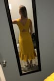 This dress is perfect! Quickly became one of my absolutely favorites!! Professional enough to wear to work but also trendy enough for a cute night out or dressed up for a party. Dress fits true to size! - Jess C.