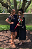 I worse this to my sisters graduation and loved it! Perfect length as well! - Kara H.