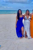 I have to say that although it fit me a little loose from the waist I absolutely loved this dress. It was worth getting it tailored. This dress can be used during a fancy event or a casual day. The color, the price, the material was outstanding! - Debbie M.