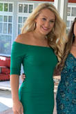 I ordered this dress for my daughter to wear to a banquet and all I can say is WOW!! It fit perfect and the color was perfect just like the picture! Love, love, love this dress and she received so many compliments on it. - Pamela G.