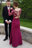 Gorgeous!! I wore to my junior prom and it was perfect! So flattering for an hourglass/pear shape. A little on the sexy/scandulous side, but I got so many compliments. Fits true to size, but I had to hem the bottom. - Sophia K.