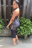 I received soooo many compliments. This dress run super small. NO STRETCH. I ordered a medium and large to be safe because I wanted to wear to a wedding. Ended up sending the medium back.

I'm normally a 6/8 in dresses. Hope that helps! - Sabrina G.
