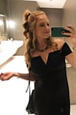 This dress was amazing! I felt very elegant and beautiful. I wore it to a gala and got a lot of compliments. I have a bigger bust so I definitely recommend some boob tape to avoid any slipping! All around I felt very sexy and glamorous. I purchased a Medium and and a Large, and the Medium fit much better, so while most people recommend sizing up, I can't say that was the case for me. I 100% recommend this dress. :) - Madeline S.