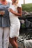 This dress was great I had it tailored to be tighter but if you like a little looser fit it be perfect. - Sarah S.
