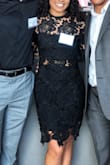 I got so many compliments on this dress. It isn't the most comfortable thing you can wear. When I lifted up my arms it went really high! But it worked for an event I was hosting and looks great in pictures. Would recommend! - Aubrie T.