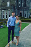 This dress is gorgeous! I ordered a small and it fit like a glove. There's a nice structure to the top of the dress so it sits really nicely, especially if you have a smaller chest.The material is thick and stretchy, making it really comfortable. Great for a wedding or date night! I'm tempted to buy it in another color! - Chelsea L.