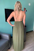 I wore this dress to a wedding. It was absolutely stunning. I received continuous complements throughout the night. I did find it going a little low in the chest at times, but very doable. Would buy it again in a heartbeat! - Kelsey C.