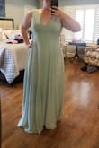 I normally wear a 16/18 in dresses or XL/XXL leaning more towards an XL than a XXL. With everything I have gotten from Lulus the XL is really closer to a L comparable to your normal size. Loved the look of the dress and was going to wear it for my bridesmaid dress, but going to have to find somewhere that sales larger sizes... I have very broad shoulders/rib cage, so the dress didn't even zip up past the waist. BUMMER! The color is beautiful! - Lori W.