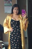 The fit is very nice. It was just tight around my cleavage but other than that i loved the fit! The material is very nice, it's soft and light. It's perfect for the summer and for dates. I'm actually planning on wearing this to my graduation! - Samantha G.