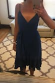I couldn't believe the quality of this dress given the price. It's beautiful and I can't wait to wear it to a wedding this summer! I did originally get a large and exchanged it for a medium because it was too big on top (see pictures, medium is when I'm tanner). I'm usually a large in Lulu's dresses, but I have lost a little weight and I'm a 34b so those could factor in. Lulu's customer service is great though so exchange process was very smooth! - Morgan C.