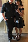 I loved this dress. It was perfect for the event I went to. I was worried when I got it in a small because I have a bit of a tummy and usually wear mediums, but it fit perfectly. Small was the perfect size for me. The fabric was pretty thick so it looks like good quality material. - Jasmine S.