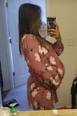 I'm 8 months pregnant with a baby shower coming up. Didn't want to spend $$$ on a pregnancy dress I would wear again. I was looking for something I can wear while pregnant and after. And this dress was perfect. I'm self conscious about my arm and bust and I'm all belly and this dress was so roomy. I can't wait to wear it again after I have baby boy. I usually wear small/med Depending on bust area. And I wouldn't change the size. Received so many compliments. - Cindy T.