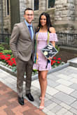 I ordered this dress in a Medium without even taking my measurements. The dress is beautiful and I received plenty of compliments. I cannot wait to re-wear it. - Abbygail G.