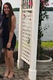 I bought this dress to wear to my sisters wedding and it was perfect! The fit and color was great. I wear a size 6 jeans in American Eagle for reference. Only bad thing was that the lace on the dress chaffed my armpits a little bit that was because I was dancing all night. - Joslyn P.