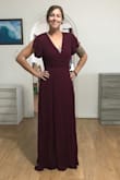 I bought this for an upcoming wedding and I could not believe how fast it got delivered here in Australia! The dress fits perfectly, the only thing is that even for my tall figure the dress run quite long and I don't wear heels so I would have to shorten it a bit. Otherwise, amazing wrap dress and great quality! - Stephanie B.