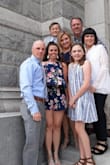 I wore this to a wedding and the fit was great. I love the adjustable straps. I am much longer in the torso, so it was nice to have the top part adjusted. Material is very comfy and the extra lining is great to combat any sheerness. - Amanda M.