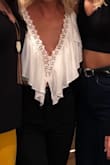 It fit great was a little big in the boobs because I am flat chested but made it work nothing came out and it was perfect for wearing out downtown. - Sarah S.