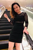I wore this dress to a photo shoot with NYMM and it was absolutely gorgeous! I love the bandeau-like top. The sheer detail of the dress makes it very sexy and proper at the same time. A must-have LBD for the summer! - Jennifer S.