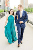 I wore this for my engagement photos in the windy city and they turned out perfect with this dress. I could not imagine a better dress. Photos by New Adventure Productions. - Reyna V.