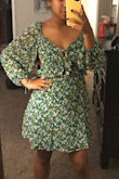 I love this dress! it's so lightweight and flowy, perfect for dressing up in hot weather. it fits true to size and you can adjust the top by re-tying the knot in the middle! - Gabrielle S.