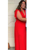 This dress was perfect for the destination beach wedding I was at. Fit just how I expected, not too heavy, and I got tons of compliments on the vivid red color. Would totally buy in another color. - Peyton J.