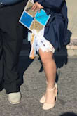 I love these heels so much, especially the gold side on the block heel. They definitely gave me some height while being able to walk on grass for my graduation ceremony. Be prepared to bring a few bandages with you because the back of my ankles were constantly scratched off as I walked. I would still wear these heels again since they're so cute and they go with everything! - Sandy S.