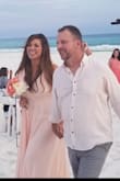 I purchased this dress for my beach wedding. I ordered an XL but probably could've gotten away with a Large. I have a big back and chest. It was quite loose but I used double sided tape to hold myself in place. I was so comfortable and I received so many compliments. I highly recommend this beautiful, lightweight dress for any occasion! - Mandy F.