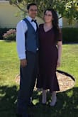 This dress fit well and I loved the color! It is pretty form fitting and twisted around a lot during the day, but it was a great choice and I am happy with my purchase. - Mariah L.