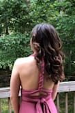I wore this dress to a wedding, but I could wear it anywhere! It's sooo comfortable and stretchy. Because it's convertible, you can style it to make it more/less dressy or fancy. Perfect for summer and the rose color is so pretty. - Erika S.