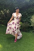 This dress is so pretty! I wore it for a day wedding in Mexico and received many compliments. A lot of people asked me where I got it.
Super comfortable. I wore it with a "plunge" bra.
The skirt is perfect to dance in!
Great purchase! - Eunice D.