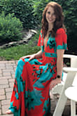 This dress is unbelievably beautiful. Give this dress a go for any casual or dressy occasions! I plan on wearing this to an upcoming spring/summer wedding. I have a very fair completion and it complimented me well (which I wasn't sure about due to another reviewer saying it didn't work with fair complexions).
You CANNOT go wrong with this one. - Kelsey S.