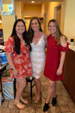 I wore this dress for my bridal shower. It was perfect! It fit perfectly and I got so many compliments. It was the perfect dress to go along with my wedding spirit! - Becky Y.
