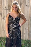 I bought this dress a second time now this time I bought it for a friend for her senior prom this year I personally on this dress in the blue color it was just as beautiful it looks great on her I love that it's coming out in more colors than when I first bought it for myself. - Jennifer P.